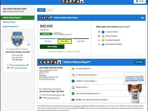 Used 2024 RAM 2500 Big Horn image 11