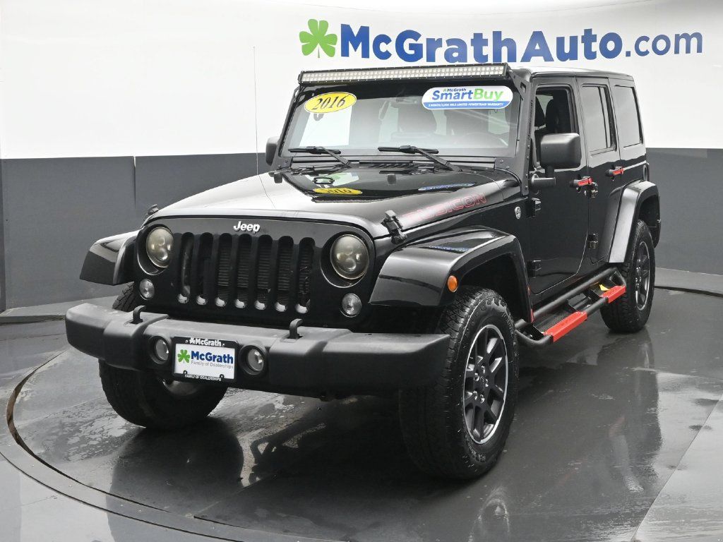 Used 2016 Jeep Wrangler Unlimited Rubicon w/ Max Tow Package AWD/4WD image 21