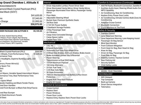 Certified 2025 Jeep Grand Cherokee L Altitude AWD/4WD image 2