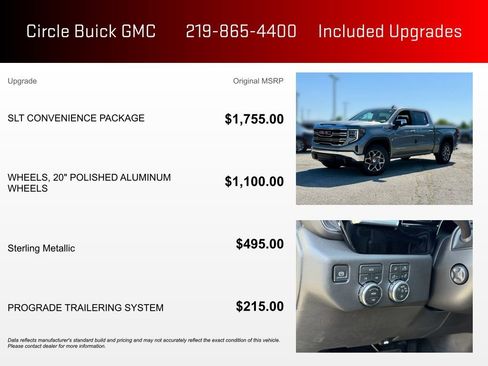 New 2026 GMC Sierra 1500 SLT w/ SLT Convenience Package AWD/4WD image 3