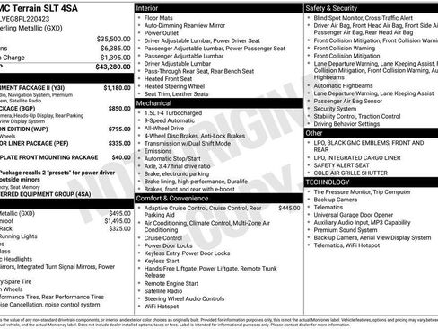 Used 2023 GMC Terrain SLT w/ Infotainment Package II AWD/4WD image 38