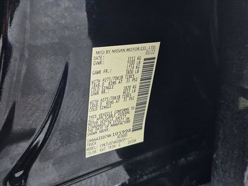 Used 2022 Nissan Titan PRO-4X w/ Pro-4x Convenience Package AWD/4WD image 27