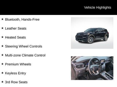 Certified 2021 Ford Explorer XLT w/ Equipment Group 202A image 11