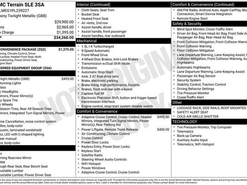 Certified 2023 GMC Terrain SLE w/ Driver Convenience Package FWD image 32