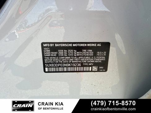 Used 2022 BMW X3 M40i AWD/4WD image 18