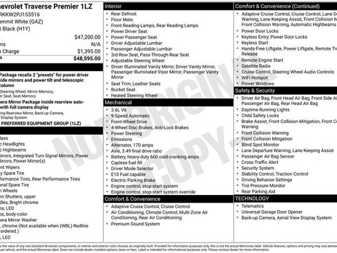 Used 2023 Chevrolet Traverse Premier image 12