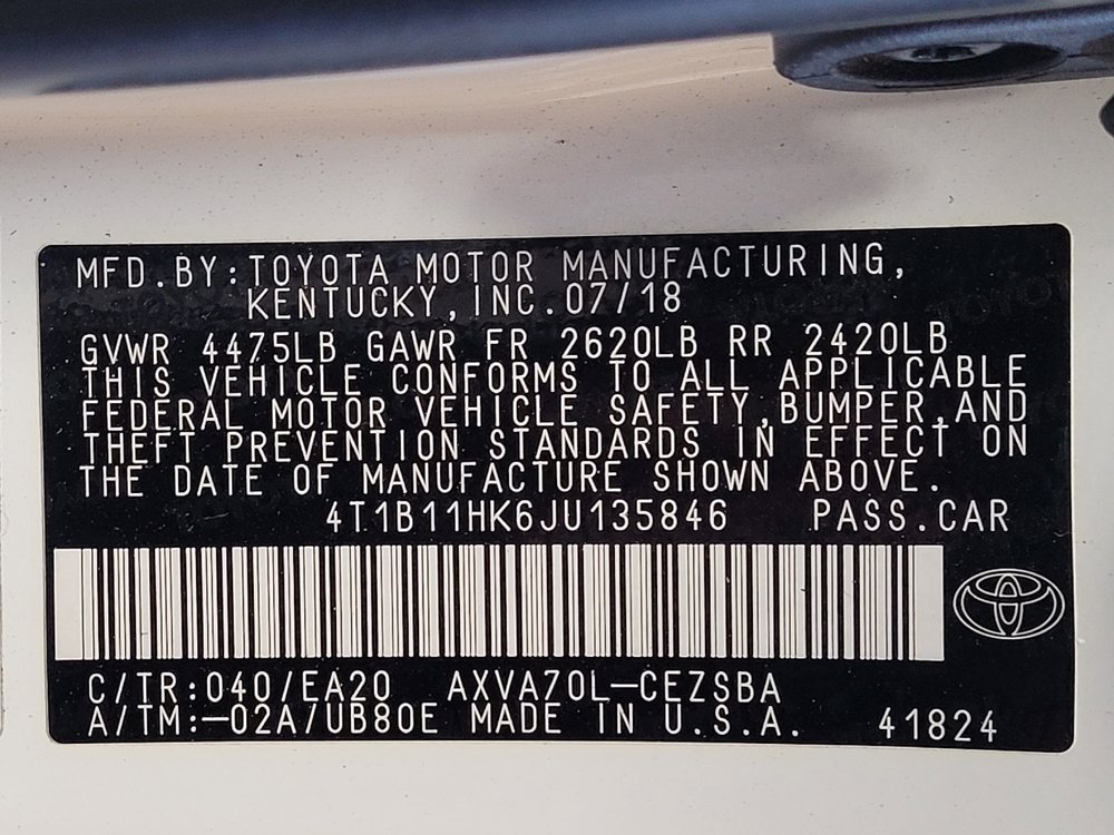 Used 2018 Toyota Camry SE FWD image 33
