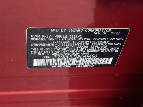 Certified 2021 Subaru Forester Premium AWD/4WD image 28