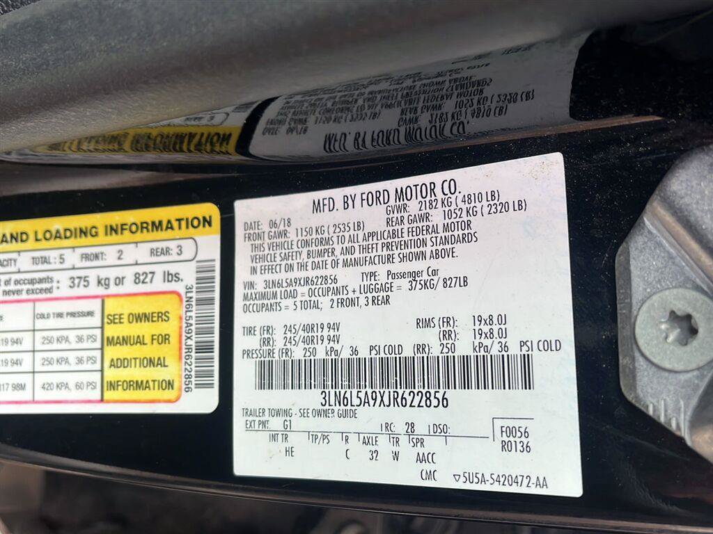 Used 2018 Lincoln MKZ Premiere w/ Magnetic Appearance Package FWD image 14