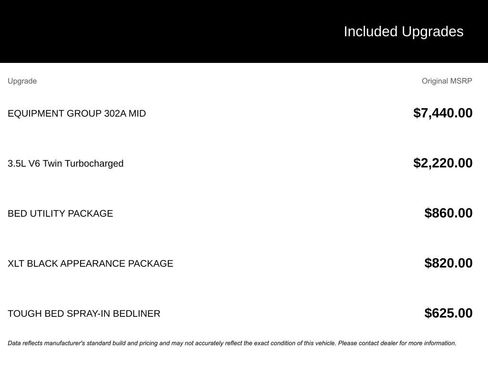 New 2025 Ford F150 XLT w/ Equipment Group 302A MID image 3