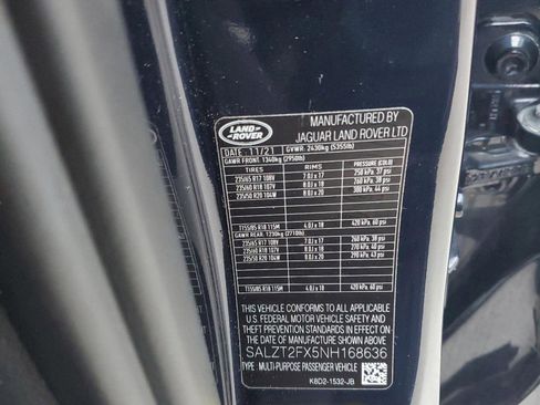 Used 2022 Land Rover Range Rover Evoque R-Dynamic S AWD/4WD image 28