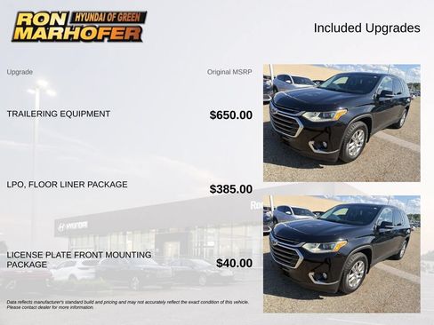 Used 2019 Chevrolet Traverse LT w/ LPO, Floor Liner Package AWD/4WD image 6