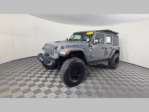 Used 2022 Jeep Wrangler Unlimited Rubicon 4xe w/ Steel Bumper Group AWD/4WD image 48