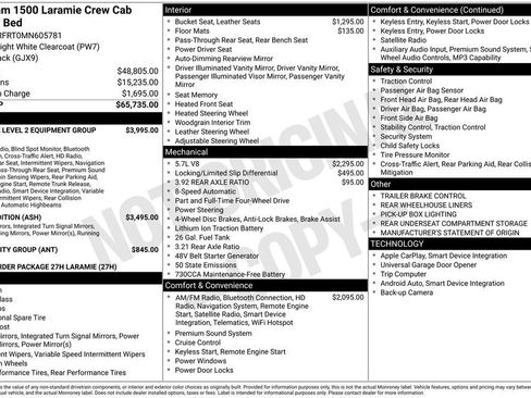 Used 2021 RAM 1500 Laramie AWD/4WD image 6