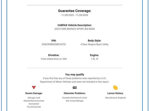 Used 2025 Ford Bronco Sport Big Bend image 25