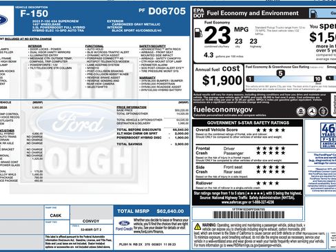 Used 2023 Ford F150 XLT w/ Equipment Group 302A High AWD/4WD image 50