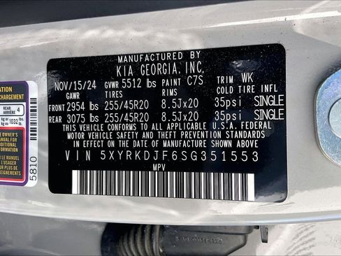 Used 2025 Kia Sorento SX image 28