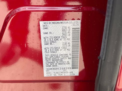 Certified 2026 Nissan Pathfinder SV FWD image 30