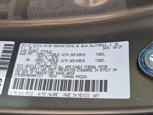 Used 2025 Toyota Tacoma TRD Sport RWD image 23