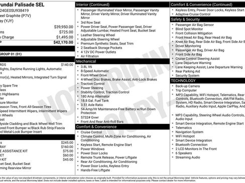 Used 2025 Hyundai Palisade SEL FWD image 14