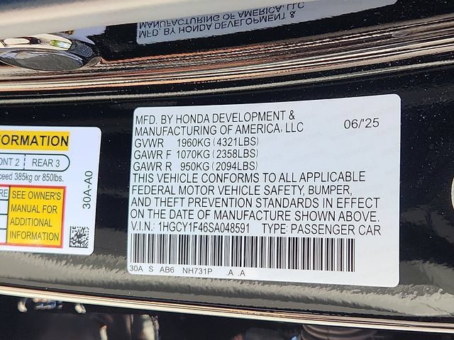 Certified 2025 Honda Accord SE image 29