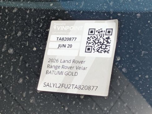 New 2026 Land Rover Range Rover Velar Dynamic SE image 20