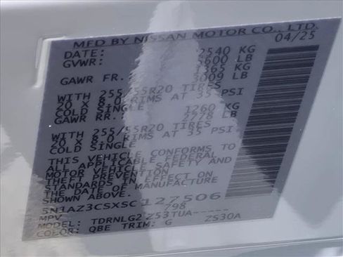 Certified 2025 Nissan Murano SL w/ Cargo Package AWD/4WD image 26