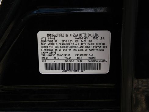 Used 2006 INFINITI G35 Sedan RWD image 16