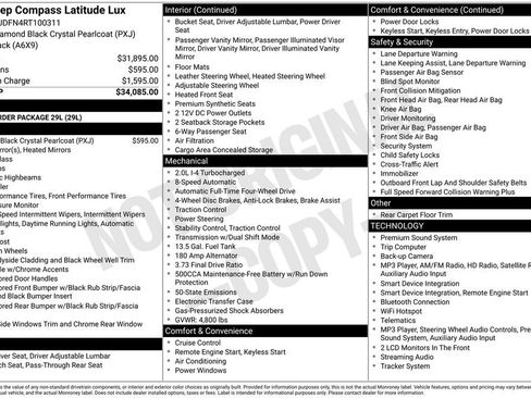 Used 2024 Jeep Compass Latitude AWD/4WD image 5