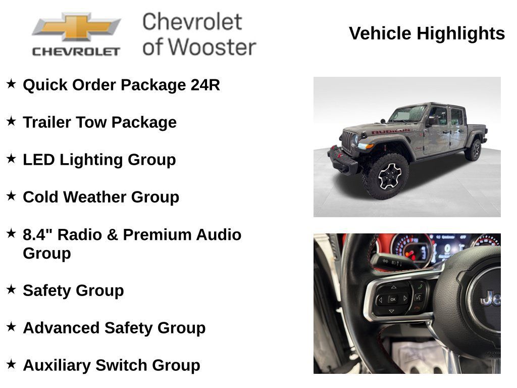 Used 2020 Jeep Gladiator Rubicon AWD/4WD image 2