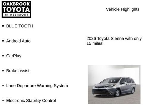 Used 2026 Toyota Sienna XLE image 7