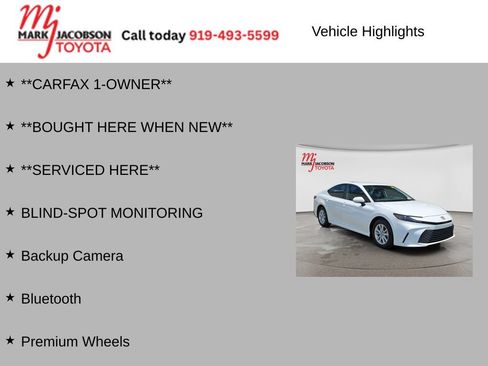 Used 2025 Toyota Camry LE FWD image 6