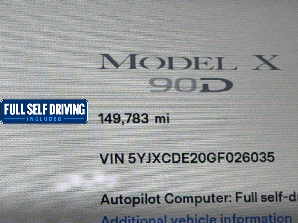 Used 2016 Tesla Model X 90D AWD/4WD image 25