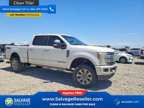 Used 2017 Ford F250 Platinum w/ FX4 Off-Road Package AWD/4WD image 5