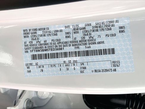 New 2026 Ford F350 Platinum w/ Tremor Off-Road Package image 18