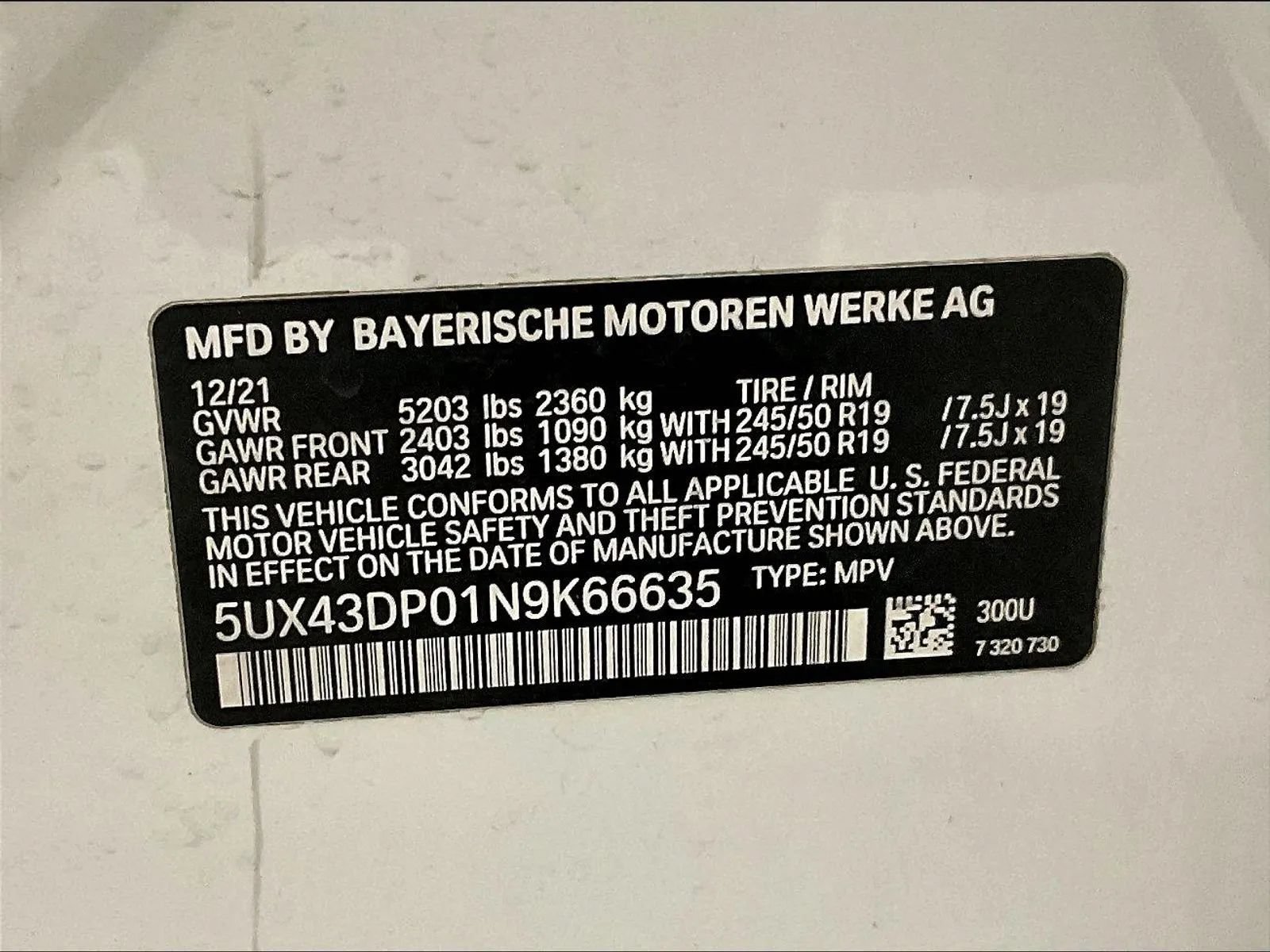 Used 2022 BMW X3 sDrive30i w/ Convenience Package RWD image 32
