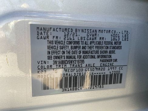 Used 2022 Nissan Sentra SV FWD image 32