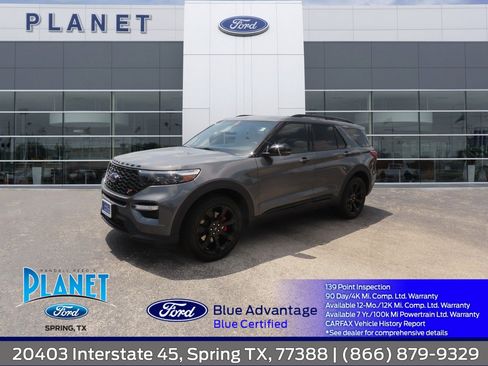 Certified 2023 Ford Explorer ST w/ Equipment Group 401A AWD/4WD image 1