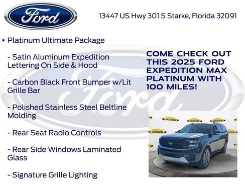 New 2025 Ford Expedition Max Platinum w/ Platinum Ultimate Package image 20