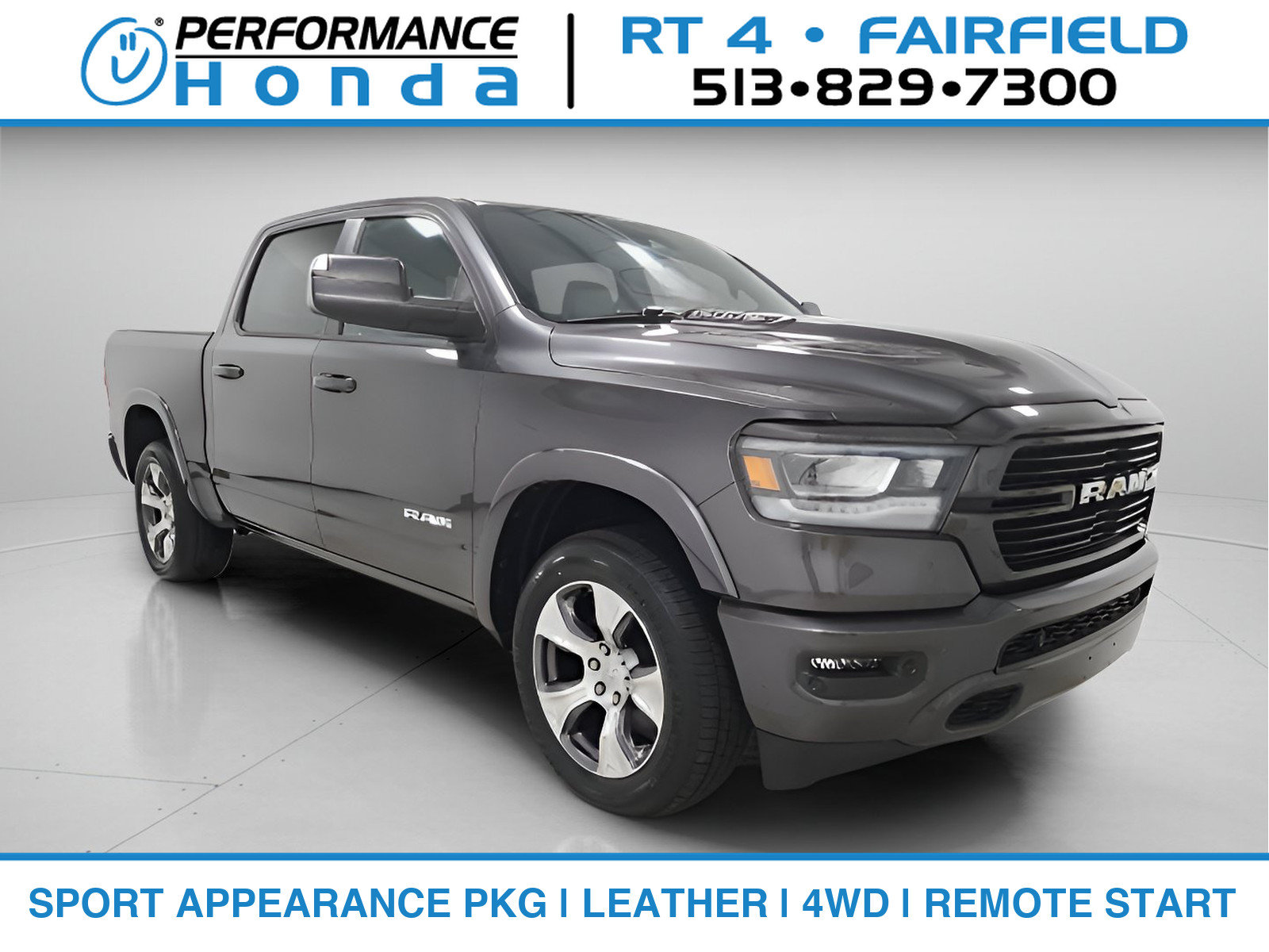 Used 2021 RAM 1500 Laramie w/ Sport Appearance Package AWD/4WD image 1