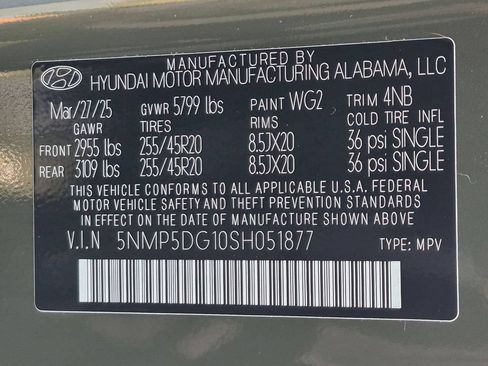 Used 2025 Hyundai Santa Fe Calligraphy AWD/4WD image 32