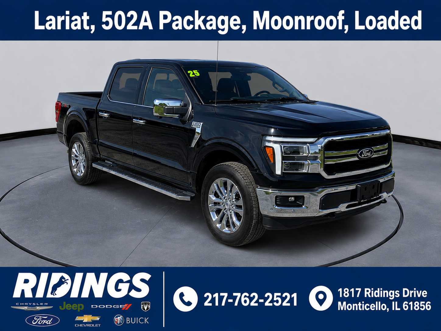Used 2025 Ford F150 Lariat w/ Equipment Group 502A High AWD/4WD image 1