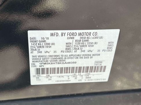 Used 2019 Ford Explorer Platinum AWD/4WD image 25