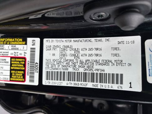 Used 2019 Toyota Tacoma TRD Off-Road w/ TRD Premium Off Road Package image 34