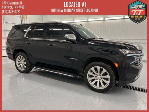 Used 2021 Chevrolet Tahoe Premier w/ Premium Package AWD/4WD image 1