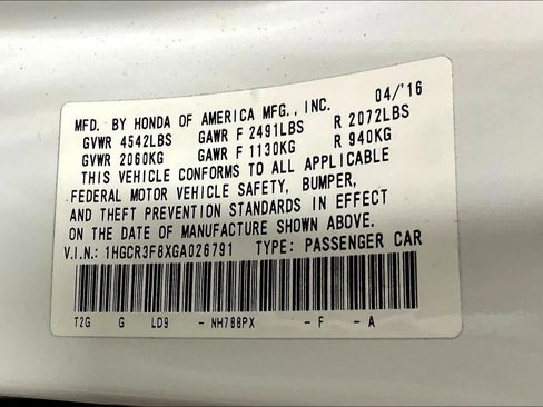 Used 2016 Honda Accord EX-L image 33