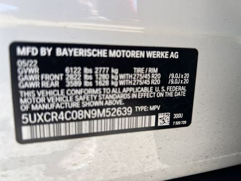 Certified 2022 BMW X5 sDrive40i image 37
