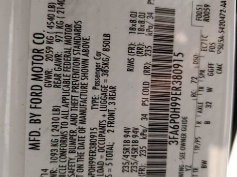 Used 2014 Ford Fusion SE w/ Equipment Group 202A image 31