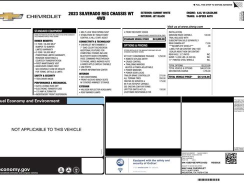 Used 2023 Chevrolet Silverado 3500 W/T w/ WT Fleet Convenience Package AWD/4WD image 2