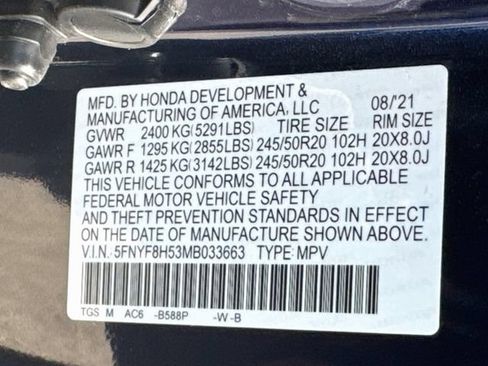 Used 2021 Honda Passport EX-L image 37